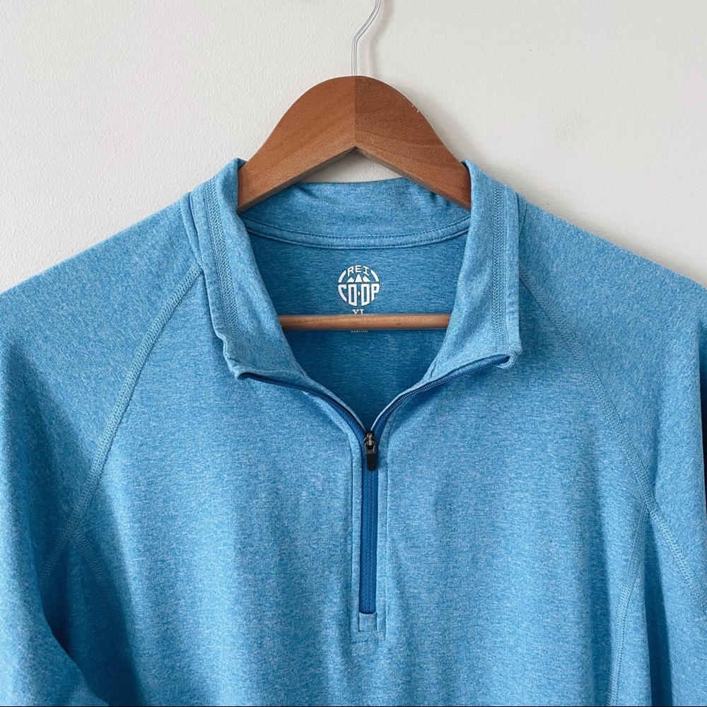 REI | Light Blue Quarter-Zip Pullover